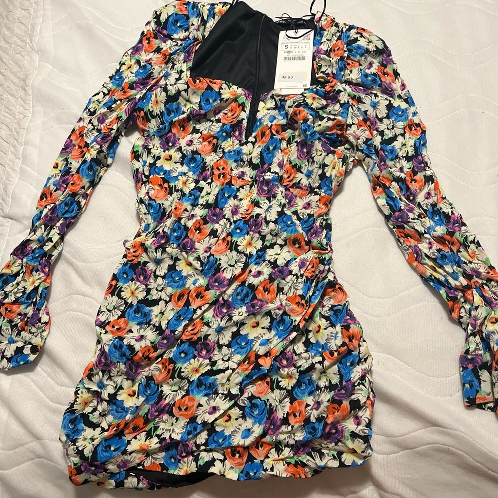 Zara floral dress